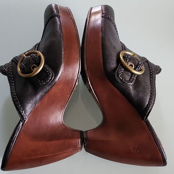 Frye Leather Mule Heels - Picture 6 of 11